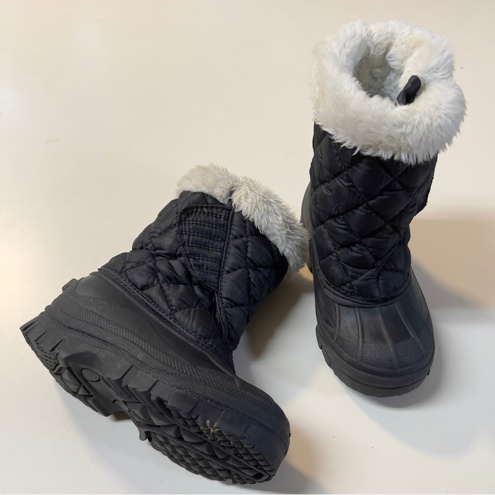 Black kids Unisex toddler Rain Boots kids size 10
